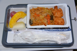 アメリカン航空の機内食