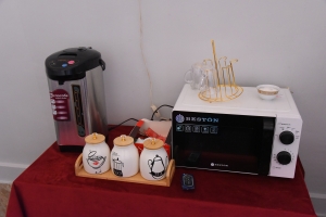宿のティーセット