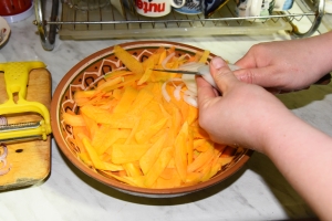 家庭のプロフのにんじん