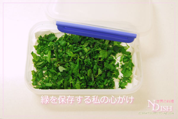 緑を保存する