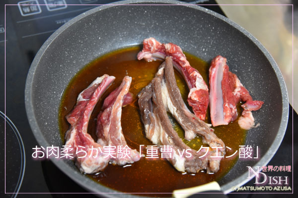 お肉柔らか実験