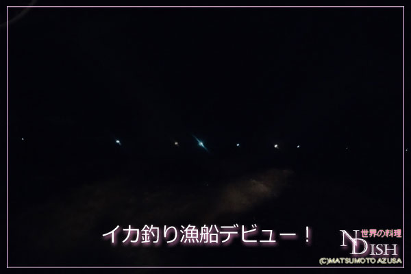 自分で釣ったイカ